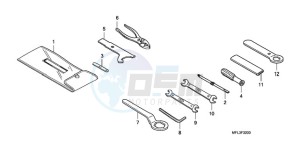 CBR1000RA9 Europe Direct - (ED / ABS) drawing TOOLS