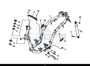 MIO 50I (25 KM/H) (FS05W1-NL) (E4) (L8-M0) drawing FRAME