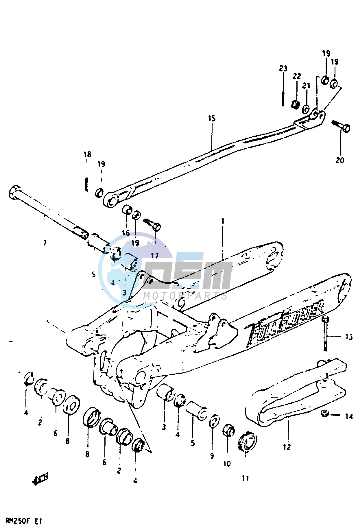 REAR SWINGING ARM