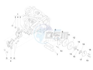 MP3 300 LT BUSINESS - SPORT ABS - ENJOY (EMEA) drawing Rocking levers support unit