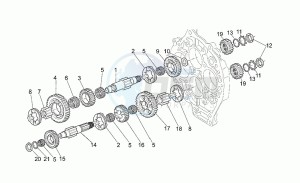 V 11 1100 Sport - Mandello Sport/Mandello drawing Driven shaft