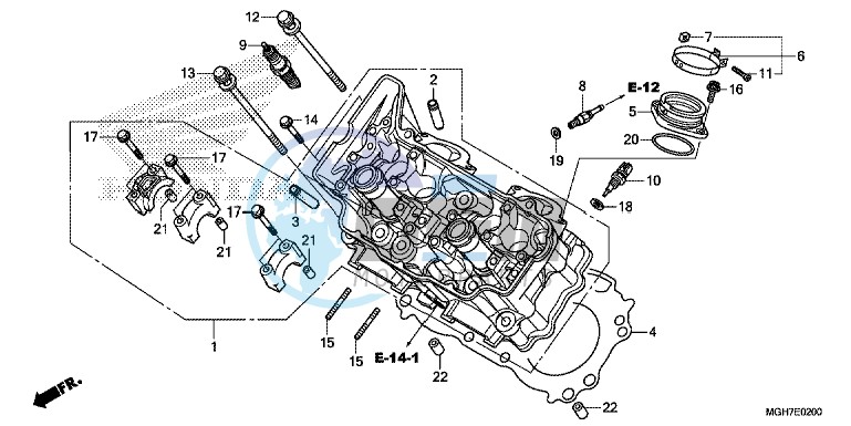 CYLINDER HEAD (FRONT)