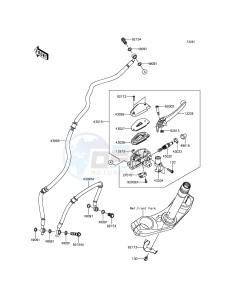 VERSYS_650 KLE650EFF XX (EU ME A(FRICA) drawing Front Master Cylinder