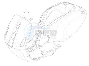 150 Sprint 4T 3V ie (APAC) (AU, CD, EX, JP, RI, TH, TN) drawing Frame/bodywork