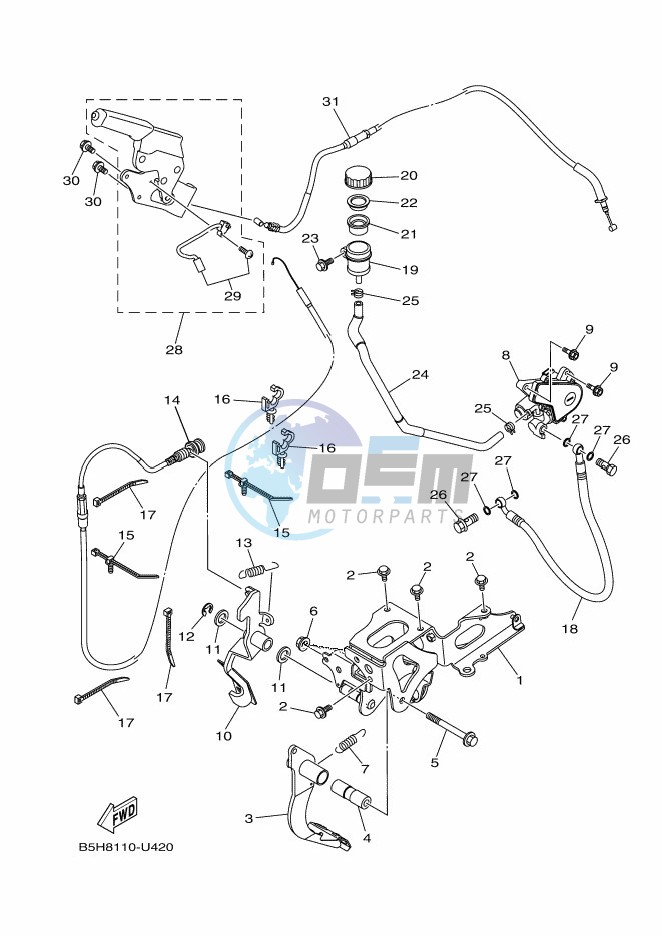 PEDAL WIRE