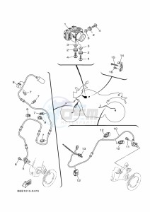 XSR700 MTM690 (BEF1) drawing ELECTRICAL 3