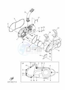 GPD150-A NMAX 150 (BV49) drawing STEERING HANDLE & CABLE