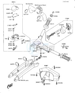 JS 300 A [300 SX] (A1-A5) [300 SX] drawing HANDLEBAR-- JS300-A1- -