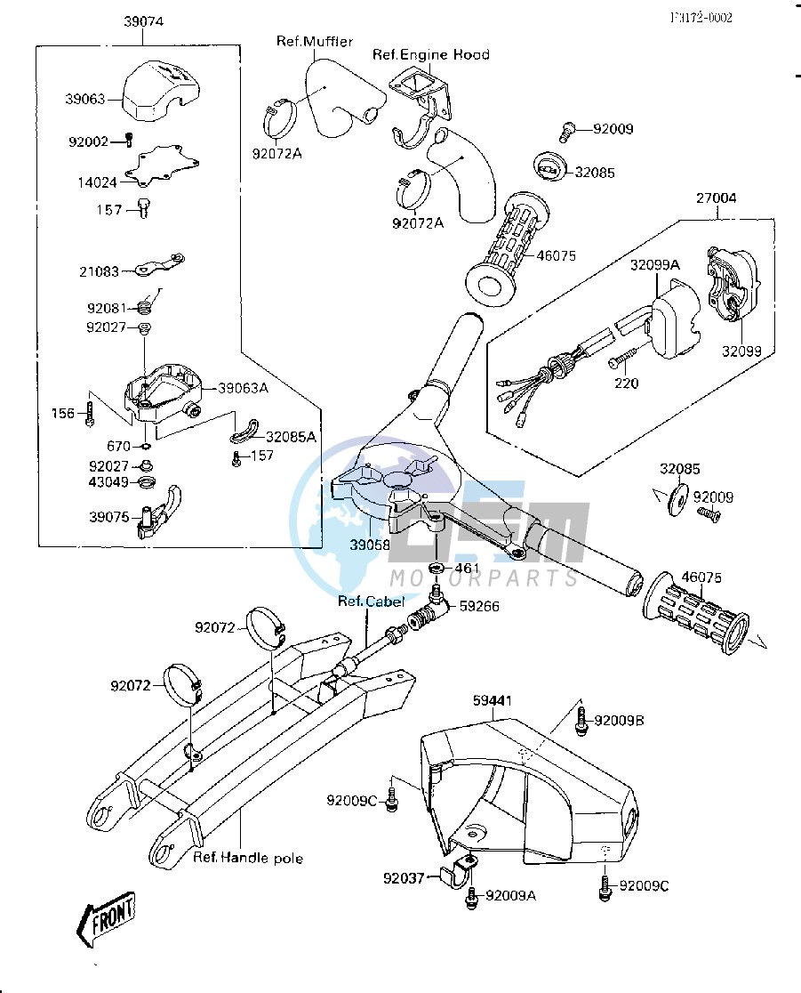 HANDLEBAR-- JS300-A1- -