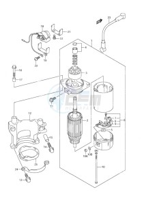 DF 9.9 drawing Starting Motor