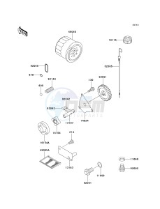 KAF 620 C [MULE 2500] (C6) [MULE 2500] drawing OIL PUMP_OIL FILTER