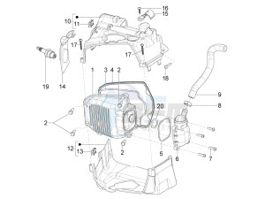 Typhoon 125 4t 2v e3 drawing Cylinder head cover