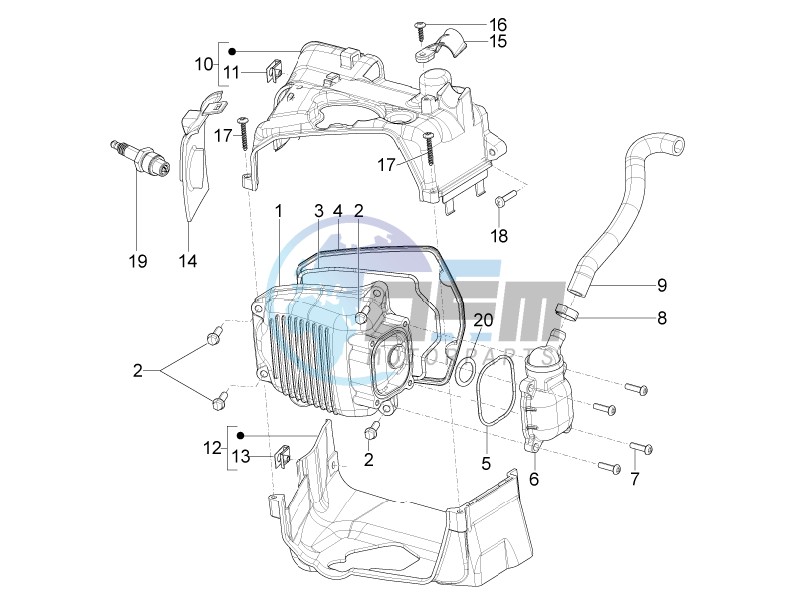 Cylinder head cover