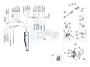 RSV4 1000 RACING FACTORY E4 ABS (EMEA) drawing Front electrical system