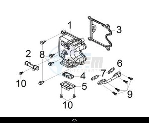 JOYMAX Z + CBS (LW12W4-EU) (M2) drawing CYLINDER HEAD COVER