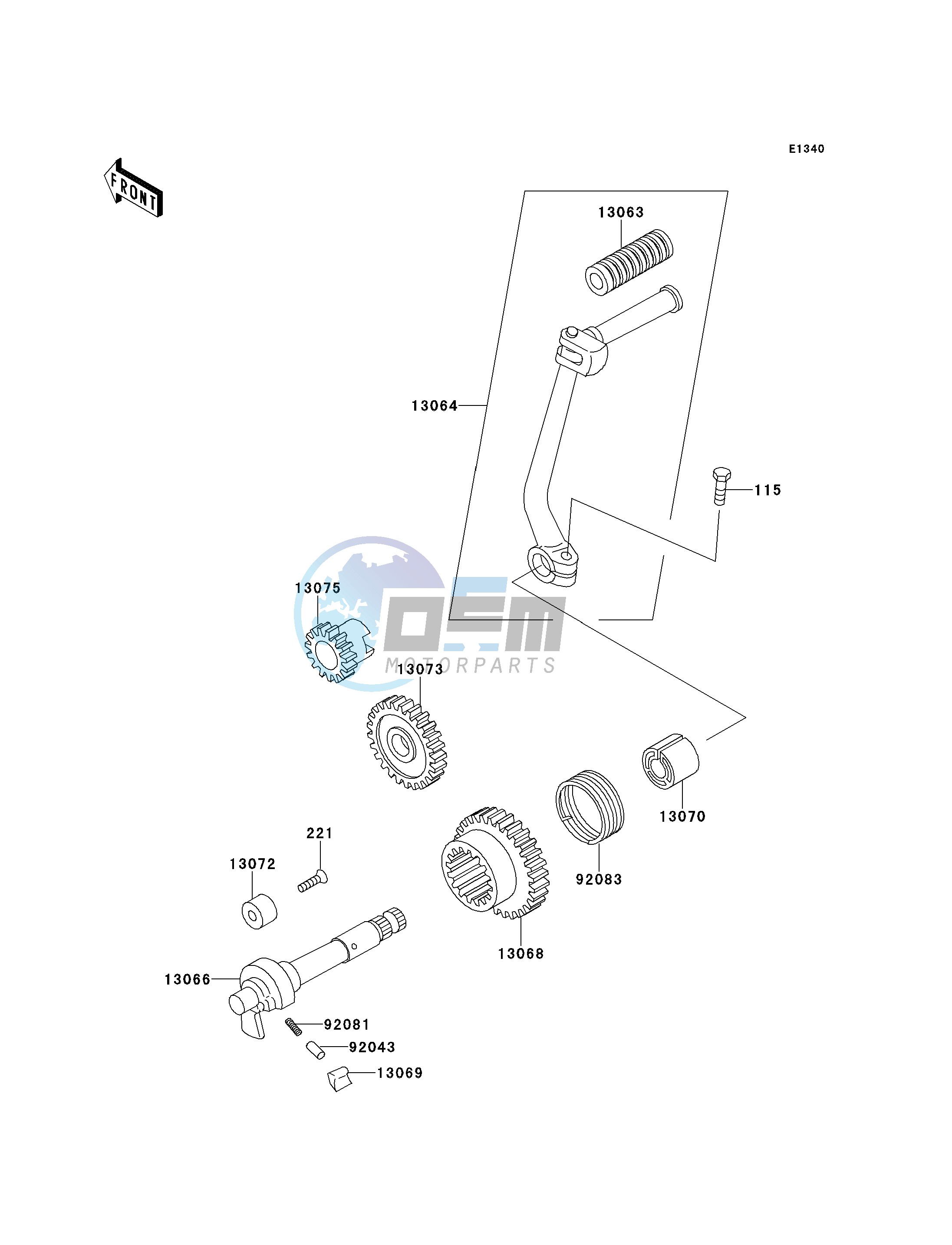 KICKSTARTER MECHANISM