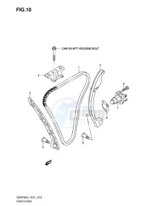 GSR750 EU drawing CAM CHAIN