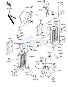 KXT 250 B [TECATE] (B2) [TECATE] drawing RADIATOR_COOLANT TANK