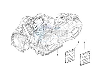 946 150 4T 3V ABS ARMANI (NAFTA) drawing Engine, assembly