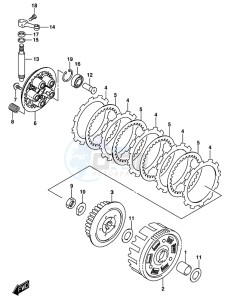 GSX-R125 drawing CLUTCH