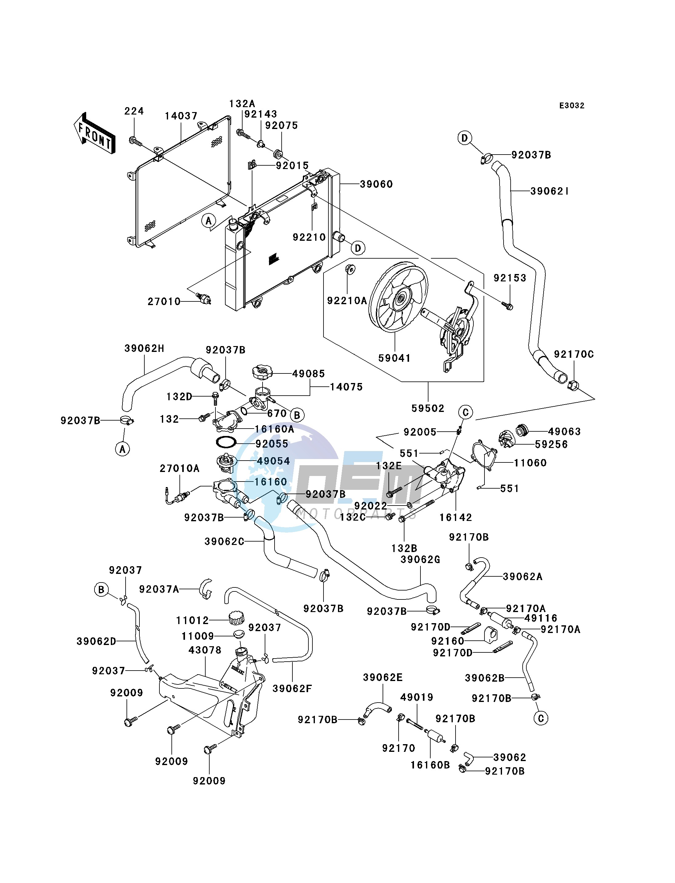 RADIATOR -- -JKAVF6B1 4B504673- -