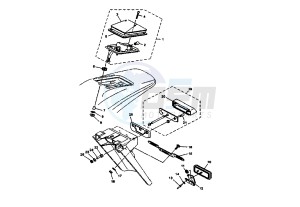 DT X 125 drawing TAILLIGHT