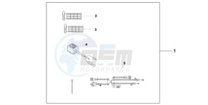 SH300AR9 F / ABS CMF SPC drawing HEATED GRIPS