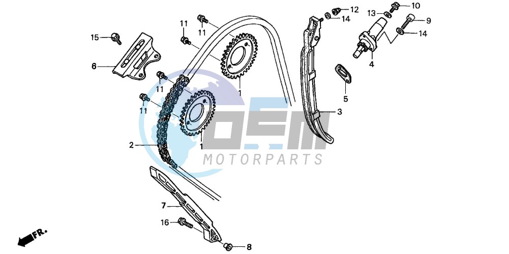 CAM CHAIN/TENSIONER