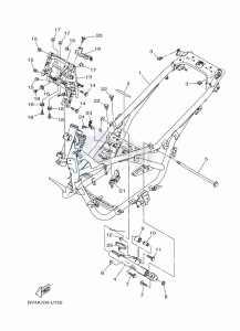 GPD125-A NMAX 125 (BV3J) drawing FRAME