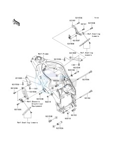 ZX 1000 M [NINJA ZX-10R] (C1) [NINJA ZX-10R] drawing ENGINE MOUNT