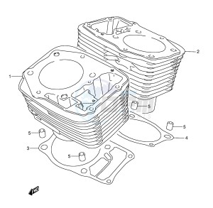 VL1500 (E2) drawing CYLINDER