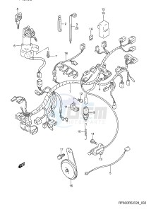 RF600R (E28) drawing WIRING HARNESS