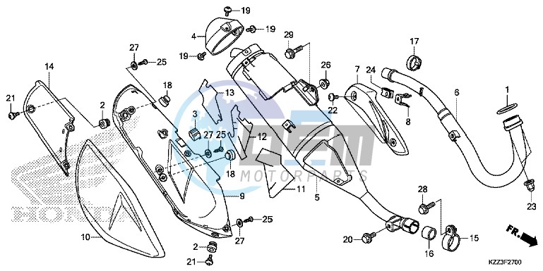 EXHAUST MUFFLER