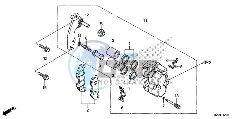 FRONT BRAKE CALIPER