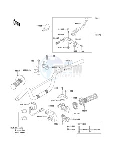 KLX 110 A (A1-A4) drawing HANDLEBAR