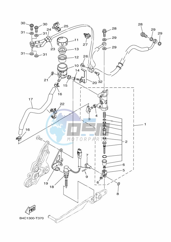 REAR MASTER CYLINDER