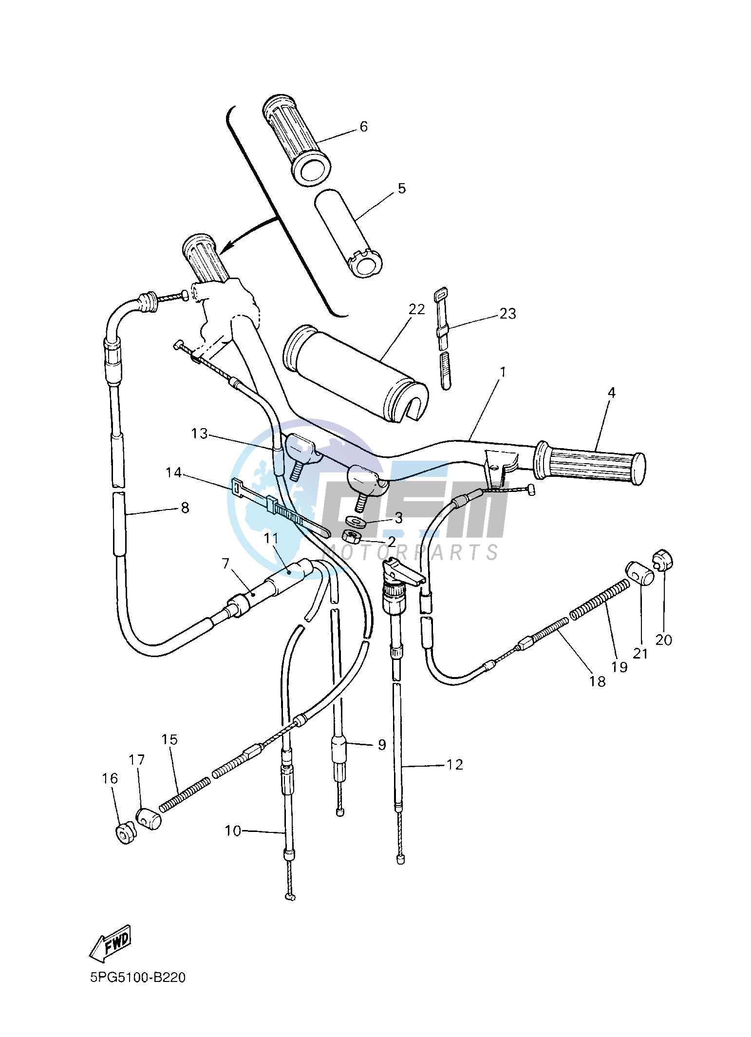 STEERING HANDLE & CABLE