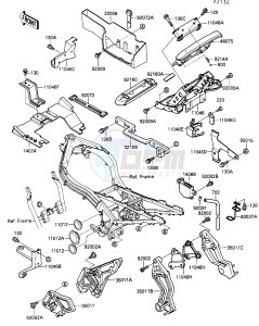 ZX 1000 B [NINJA ZX-10] (B3) [NINJA ZX-10] drawing BATTERY CASE