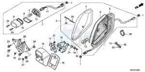 VT750CA9 Korea - (KO / ST) drawing TAILLIGHT