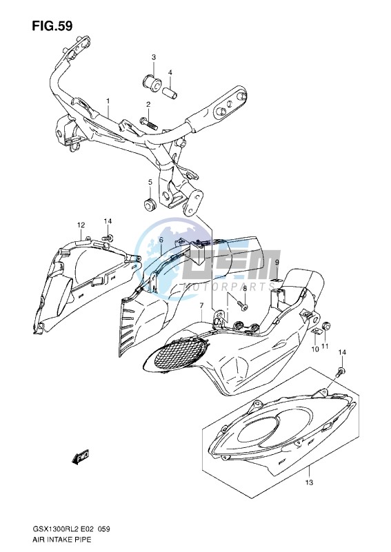 AIR INTAKE PIPE L2