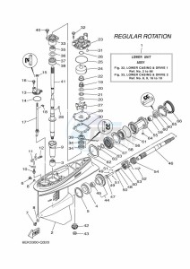 F115BETX drawing PROPELLER-HOUSING-AND-TRANSMISSION-1