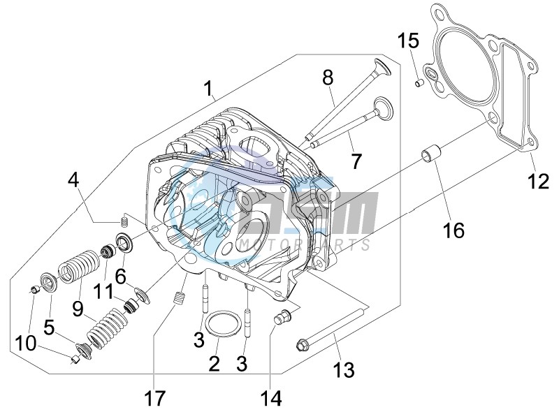 Cilinder head unit - Valve