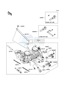 VERSYS KLE650CBF GB XX (EU ME A(FRICA) drawing Throttle