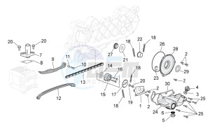 Scarabeo 100 4T e3 net drawing Oil pump