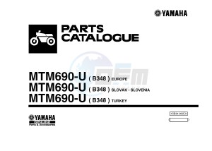 MTM690-U MTM-690-U XSR700 (B348 B348 B348) drawing .1-Front-Page