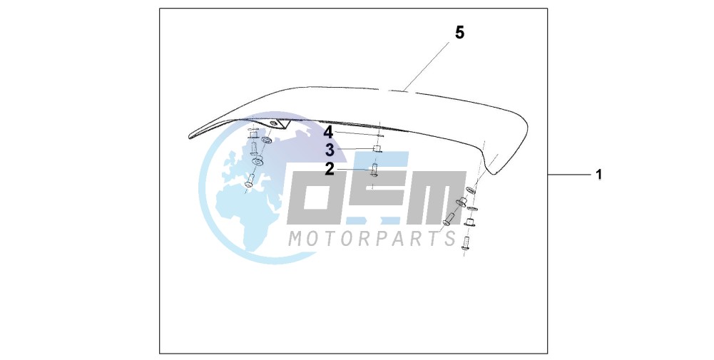 TOP BOX SPOILER ACHILLES BLACK MET