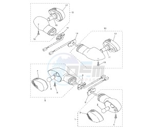 FZ1 1000 drawing FLASHER LIGHT