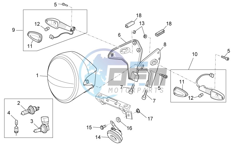 Headlight/Horn