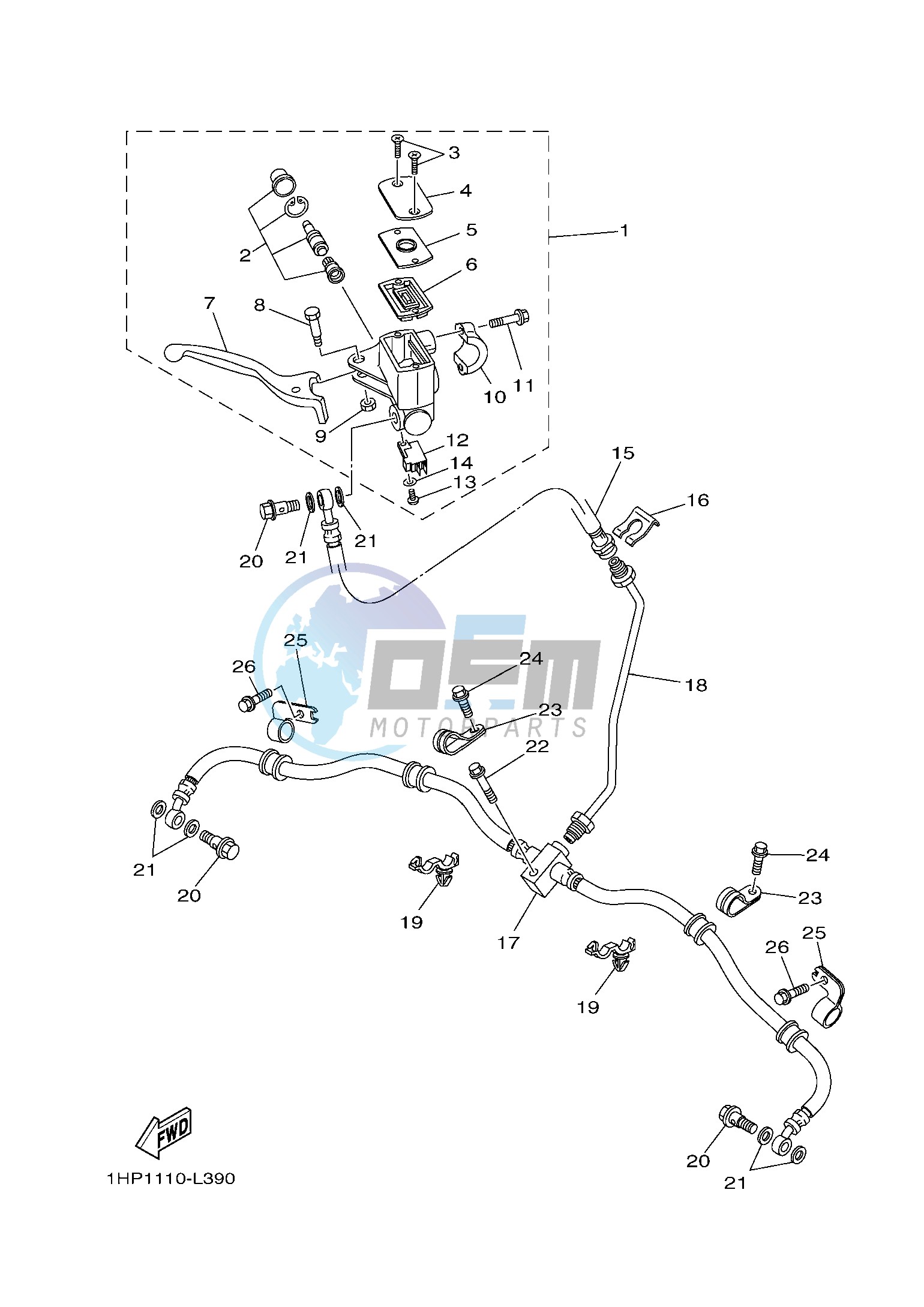 FRONT MASTER CYLINDER