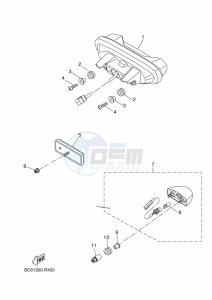 TRACER 700 MTT690-A (B0K2) drawing TAILLIGHT